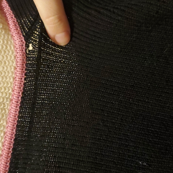 Pink Tartan Cardigan Women's XL - Picture 4 of 4